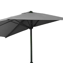 Mes Parasol mural 270x135 cm en tissu gris anthracite