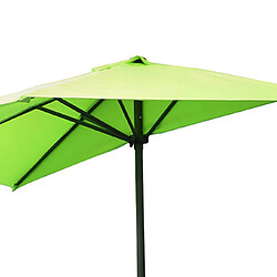 Mes Parasol mural 270x135 cm en tissu vert anis