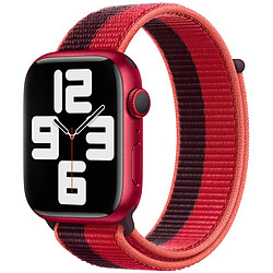Bracelet Sport Loop pour Apple Watch | 38/40/41/42 mm - Black / Red