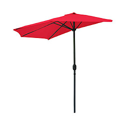 Mes Parasol mural 270x135 cm en tissu groseille