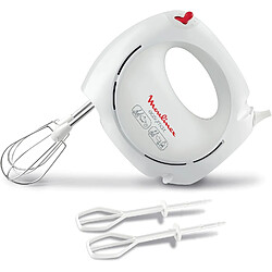 Moulinex Batteur électrique 200 W blanc et rouge