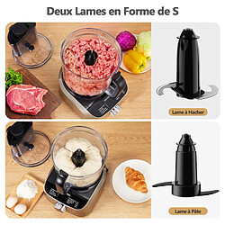 Robot cuisine multifonction YASHE 1300W pas cher