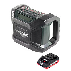Metabo R 12-18 DAB+ BT Radio de chantier sans fil 12-18 V DAB+ + 1x batterie LiHD 4,0 Ah - sans chargeur