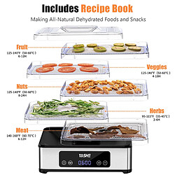 Déshydrateur alimentaire YASHE 400W, 5 plateaux pas cher