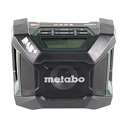 Metabo R 12-18 DAB+ BT Radio de chantier sans fil 12-18 V DAB+ + 1x batterie LiHD 4,0 Ah - sans chargeur