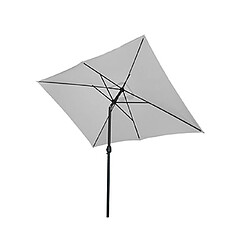 Mes Parasol rectangulaire inclinable 200x300 cm gris clair - PALERMO