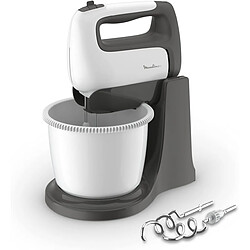 Moulinex Batteur électrique 500 W inox blanc/noir