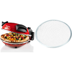 Four à pizza Ariete rouge 1200?W avec pierre réfractaire