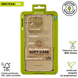 Acheter Protection pour téléphone portable Muvit Transparent