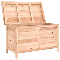 Avis vidaXL Boîte à coussins d'extérieur 99x50x56,5 cm bois de sapin massif