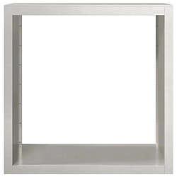 Avis vidaXL Portant de bois de chauffage 100x40x100 cm acier inoxydable