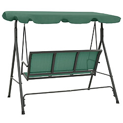 Acheter vidaXL Balancelle de jardin vert 170 cm textilène et acier
