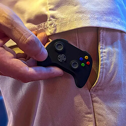 Avis MONEY WALKIE Porte-Monnaie Sans Contact avec Coque Design Manette Noir