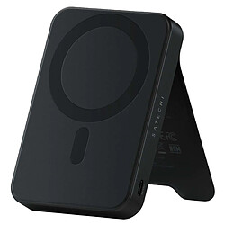 Satechi Batterie Externe Magnétique 5000mAh MagSafe & Qi2 avec Support Intégré Noir 