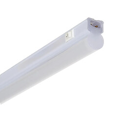 Ledkia Barre Linéaire LED 30cm 5W Batten Raccordable avec Interrupteur 3200K Blanc chaud