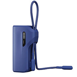 CYGNETT Powerbank Thumboost 5000mAh 2x Ports USB-C 20W avec Câble USB-C Bleu