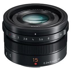 PANASONIC Objectif Leica DG Summilux 15mm f/1,7 Noir