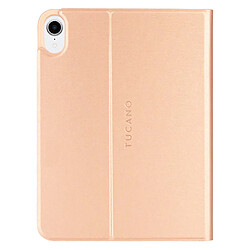 Tucano Étui Folio pour iPad mini 6 / Mini 7 avec Fonction Support et Porte-Stylet Rose clair