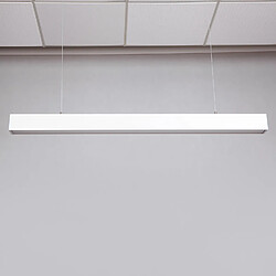 Ledkia Barre Linéaire LED 120cm 40W Turner 2700K Argent Blanc chaud