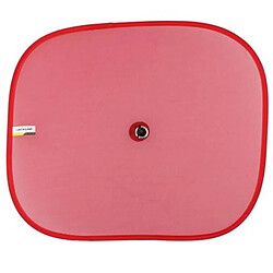 Dunlop Set de 2 Pièces Pare-soleil pour Vitre Latéral de Voiture 44x36 cm Rouge