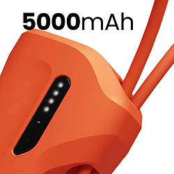CYGNETT Powerbank Thumboost 5000mAh 2x Ports USB-C 20W avec Câble USB-C Orange pas cher