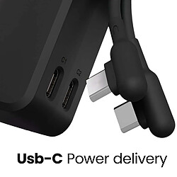 Avis CYGNETT Powerbank Thumboost 5000mAh 2x Ports USB-C 20W avec Câble USB-C Noir