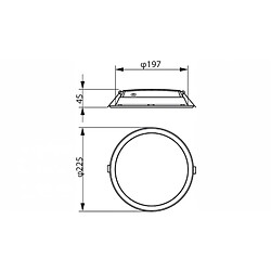 Philips Downlight LED plafonnier - Blanc pas cher