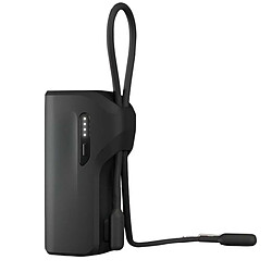 CYGNETT Powerbank Thumboost 5000mAh 2x Ports USB-C 20W avec Câble USB-C Noir