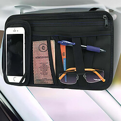 Acheter Dunlop Organisateur de Rangement pour Pare-soleil de Voiture 6 Compartiments Noir