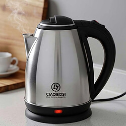 Avis Avizar Bouilloire Électrique 2L 1500W Noir / Argent