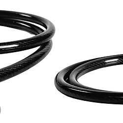 Acheter Avizar Câble Antivol à Tête Ronde Compacte avec Serrure à Clé pour Vélo et Trottinette Noir