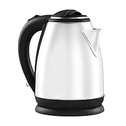 Avizar Bouilloire Électrique 2L 1500W en Acier Inoxydable avec Arrêt Automatique Noir / Argent