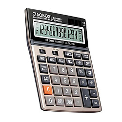 Avizar Calculatrice Électronique 14 Chiffres Compacte et Ergonomique pour Bureau et Comptabilité Noir