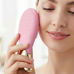 Avis Avizar Brosse Électrique Nettoyage et Massage et Soin Facial avec Fonction LED Rose