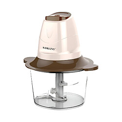 Sokany Hachoir Électrique 300W 2L Marron / Beige