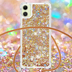 Acheter Étui Pour Samsung Galaxy A07 Léger Lanière réglable Protection de lentille Antichoc à quatre coins Paillettes GANGXUN Doré