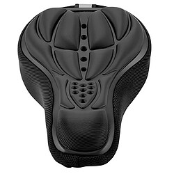 Avizar Housse de Selle Vélo en Gel et Mousse Confortable et Antidérapante 26x16cm Noir