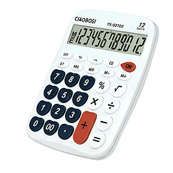 Acheter Avizar Calculatrice Arithmétique Silencieuse 12 Chiffres avec Fonctions Mémoire Blanc