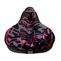 Avizar Housse de Selle Vélo Renforcée en Gel et Mousse Confortable 28×17cm Noir / Rouge