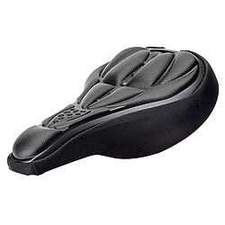 Avizar Housse de Selle Vélo en Gel et Mousse Confortable et Antidérapante 26x16cm Noir