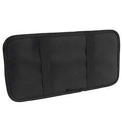 Dunlop Organisateur de Rangement pour Pare-soleil de Voiture 6 Compartiments Noir
