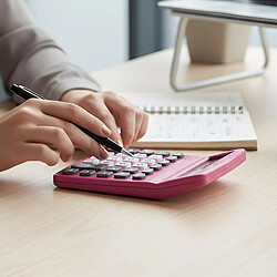 Avis Avizar Calculatrice de Bureau 12 Chiffres avec Fonction Vocale et Écran LCD Rose