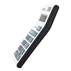 Avizar Calculatrice Électronique 12 Chiffres avec Mémoire et Écran Blanc