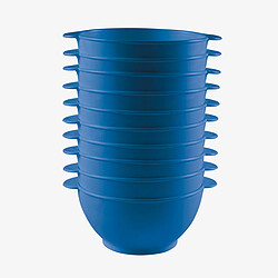 Bols à anses 50 cl Gilactiv®- Lot de 10 - bleu - Gilac
