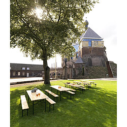 Banc de Brasseur 220 x 25 cm Qualité Brasserie - Lot de 4 - Veba