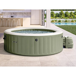 Spa gonflable PureSpa Olive rond Bulles 6 places / Intex pas cher