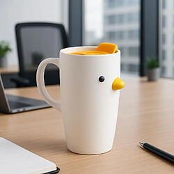 Vendos85 Tasse Cappuccino Poulet 3D – Céramique Mignonne 580 ml