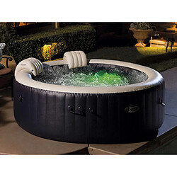 Spa gonflable PureSpa Blue Navy rond Bulles 6 places / Intex pas cher