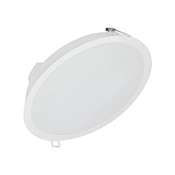 Ledkia Downlight LED 30 W 100 lm/W IP44 Coupe Ø200 mm LEDVANCE No Flicker 4000K Blanc neutre