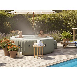 Spa gonflable PureSpa Olive rond Bulles 4 places / Intex pas cher